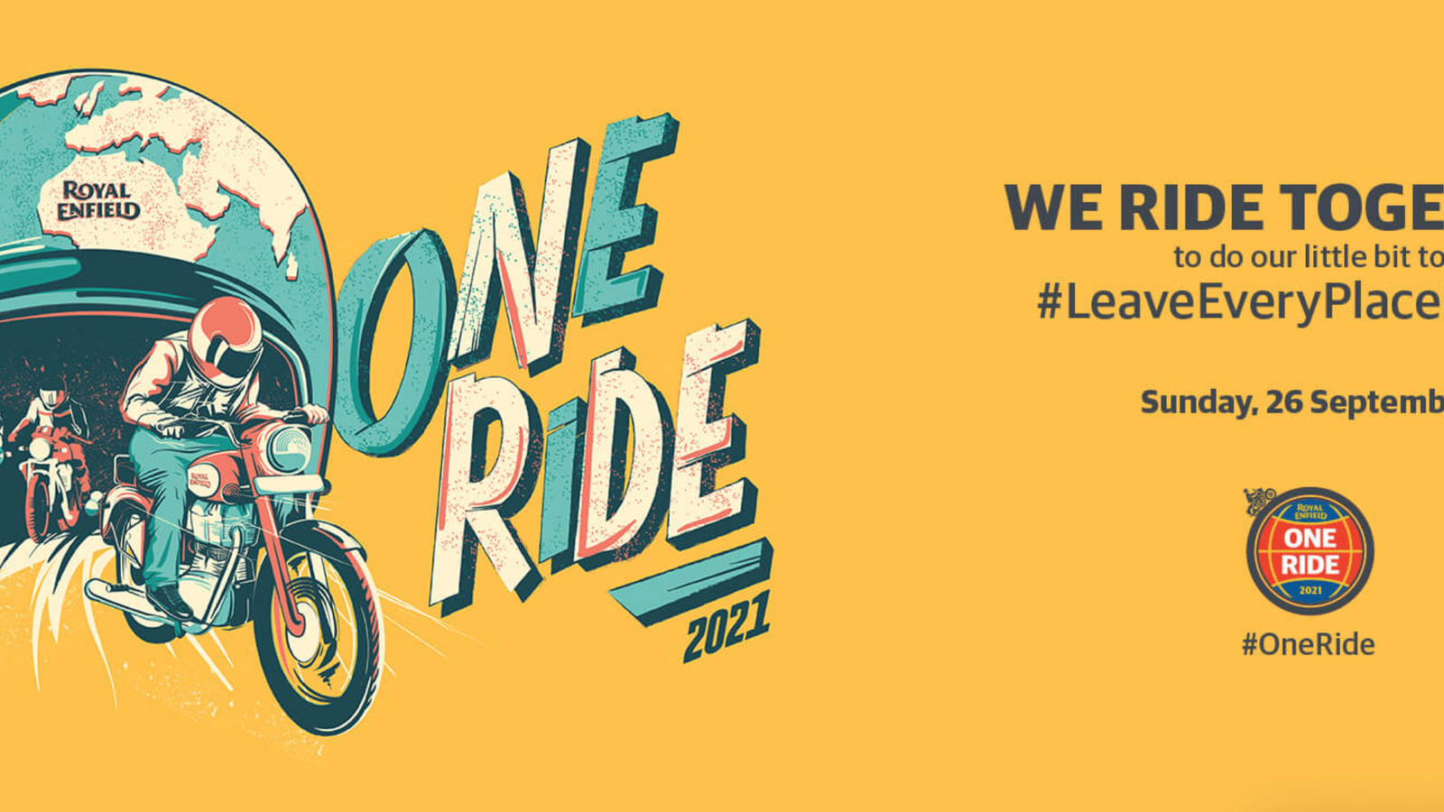 Royal Enfield One Ride 2021 motorcycle ride out
